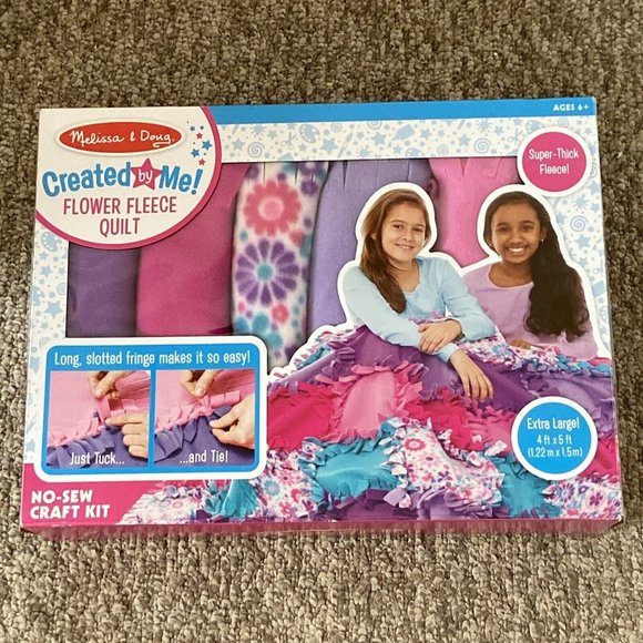 Melissa & Doug Bedding Melissa Doug Created By Me Flower Fleece